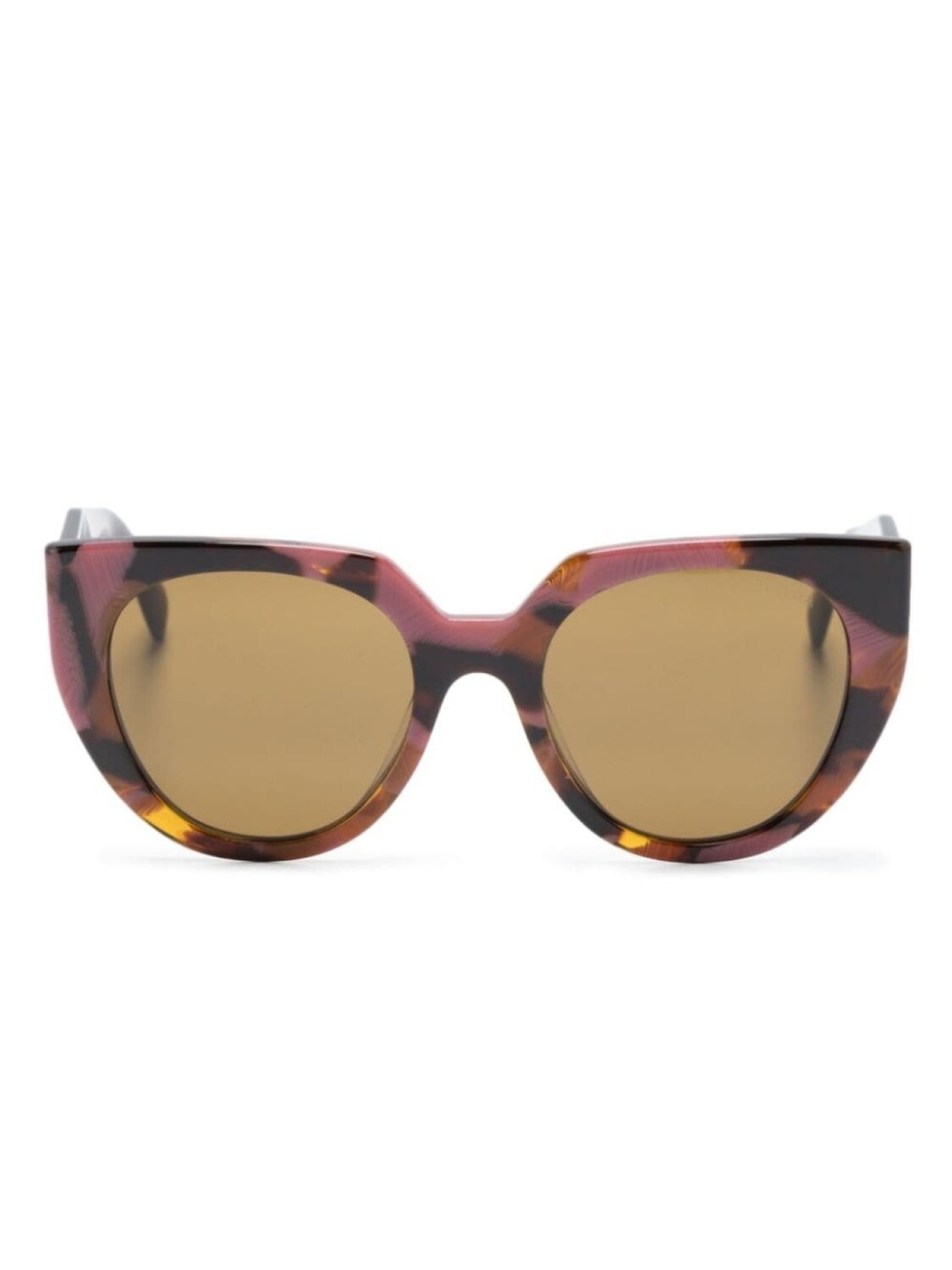 

Prada Eyewear солнцезащитные очки в оправе 'кошачий глаз', розовый
