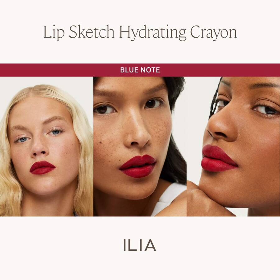 Увлажняющая помада Lip Sketch + карандаш для губ ILIA, 0.08 oz, Blue Note — фото 2