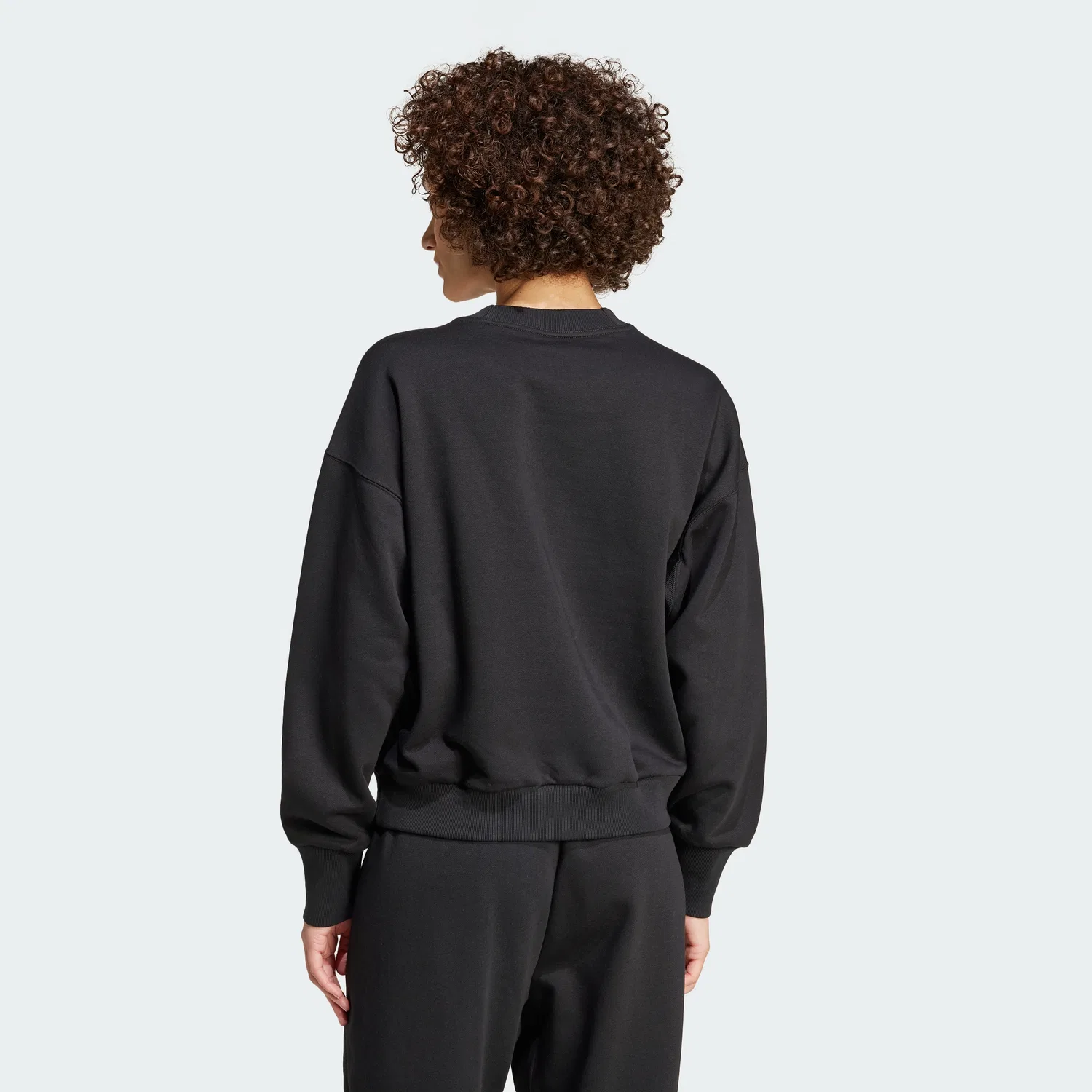 Женский флисовый свитшот All Szn Loose, чёрный, от Adidas — фото 3