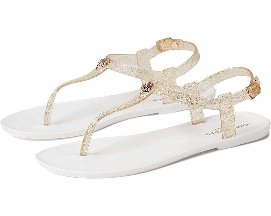 

Сандалии Kurt Geiger London Mini Maddison, цвет Clear/Gold Glitter