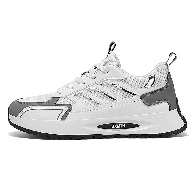 

Дышащие легкие нескользящие низкие повседневные туфли men's DOUBLE STAR 88, белый серый