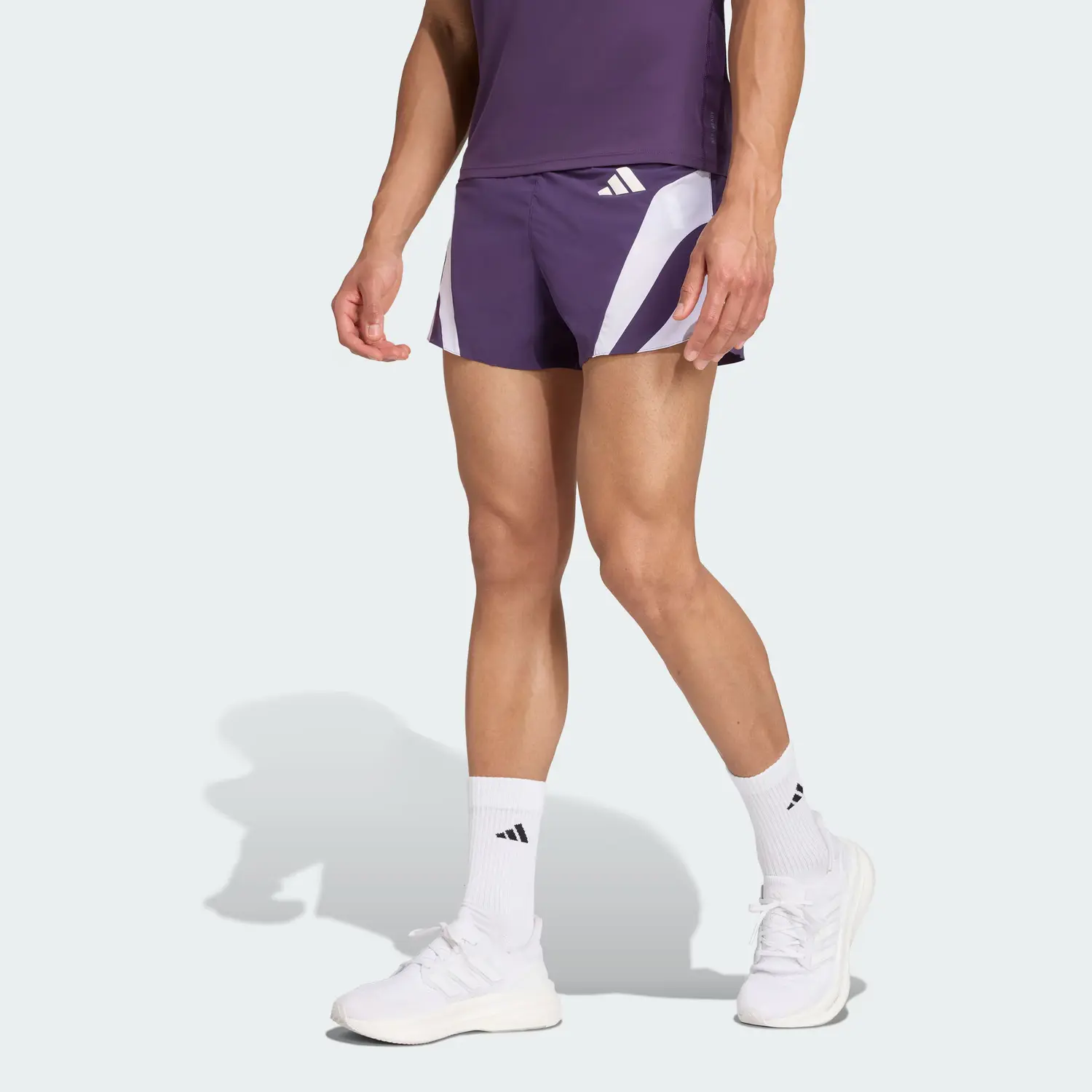 Мужские шорты Adizero Sports Adidas, фиолетовый — фото 2