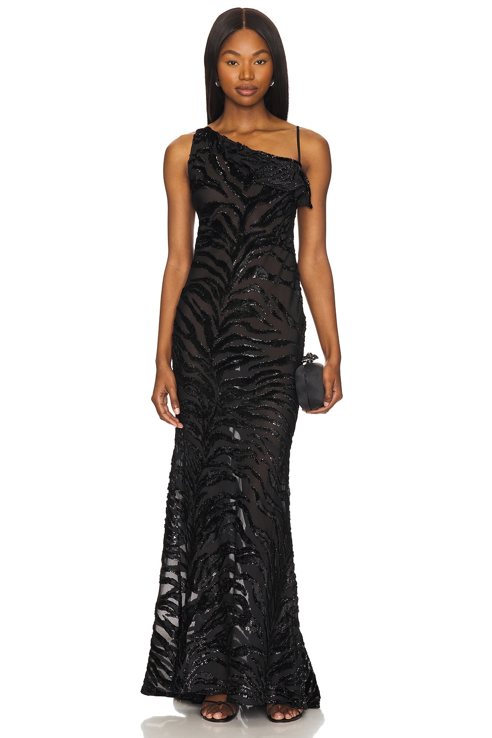 

Длинное платье Selene Nbd, black