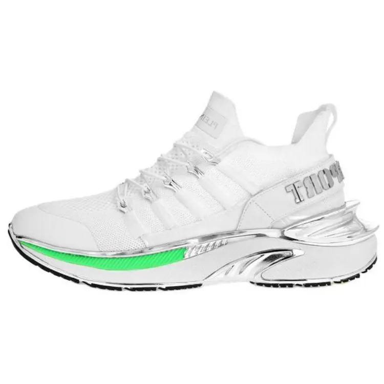 

Кроссовки PLEIN SPORT Lifestyle Shoes Unisex Low-top, белый/зеленый