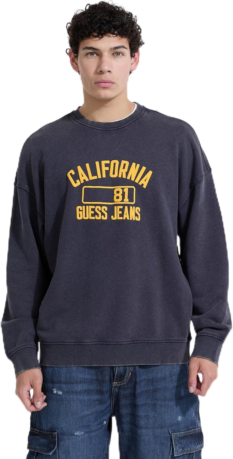 

Толстовка с длинным рукавом GUESS Crewneck California, Daring Ocean