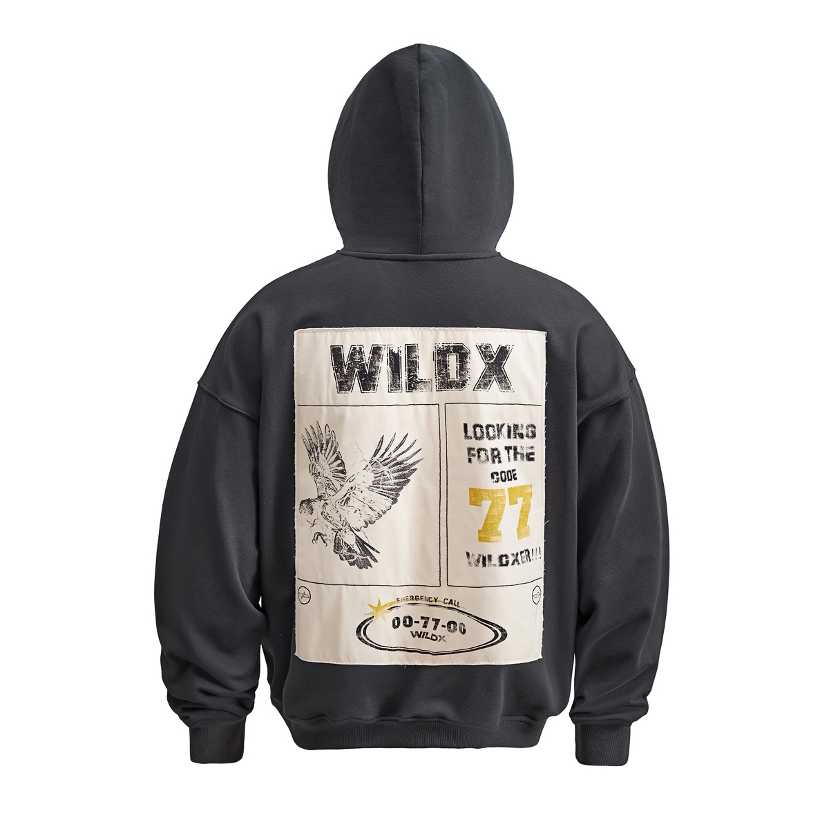 

WILDX Толстовка унисекс Obsidian Black