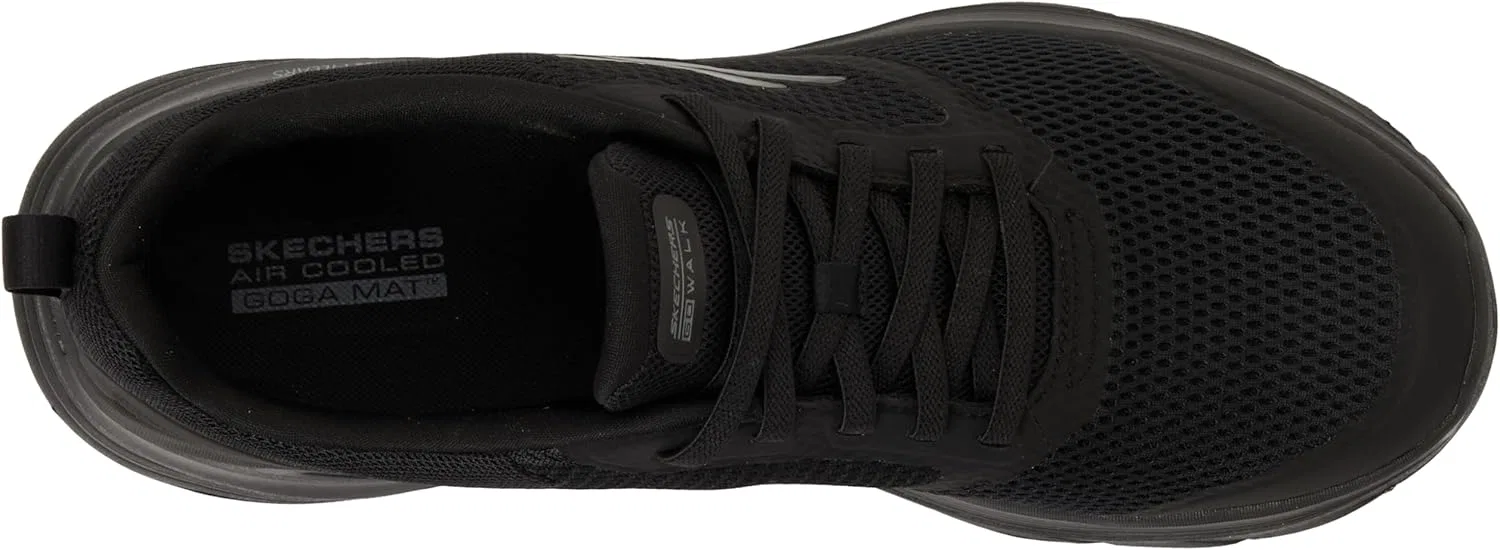 Мужские кроссовки Skechers Go Walk 8 Idris, Black Textile Trim — фото 3