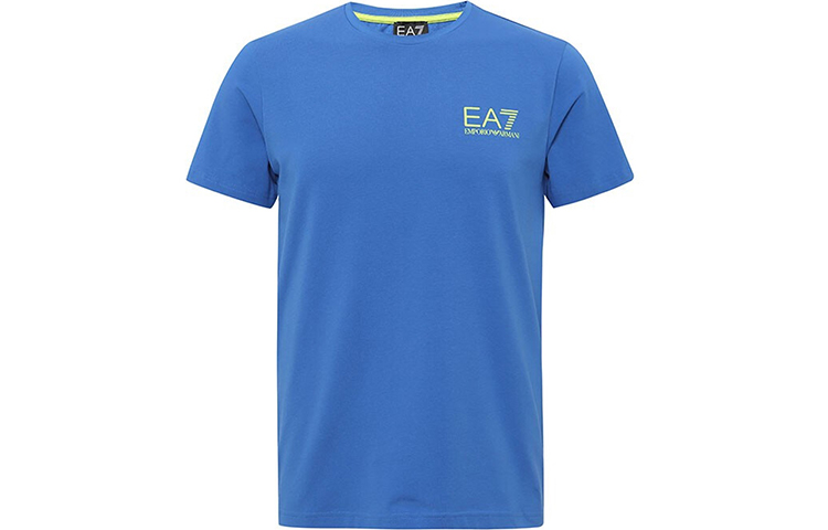 

EMPORIO ARMANI Футболка EA7 мужская синяя, Синий, EMPORIO ARMANI Футболка EA7 мужская синяя