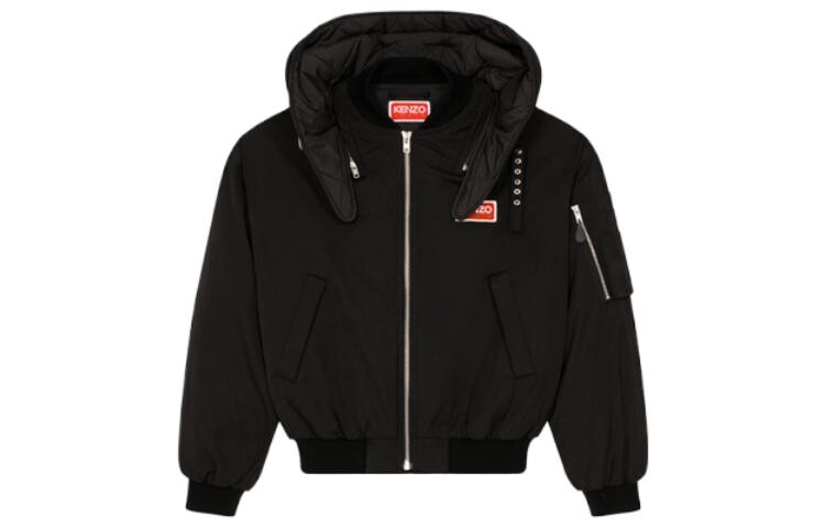 

Куртка мужская Kenzo Logo-patch Zip-up, черный