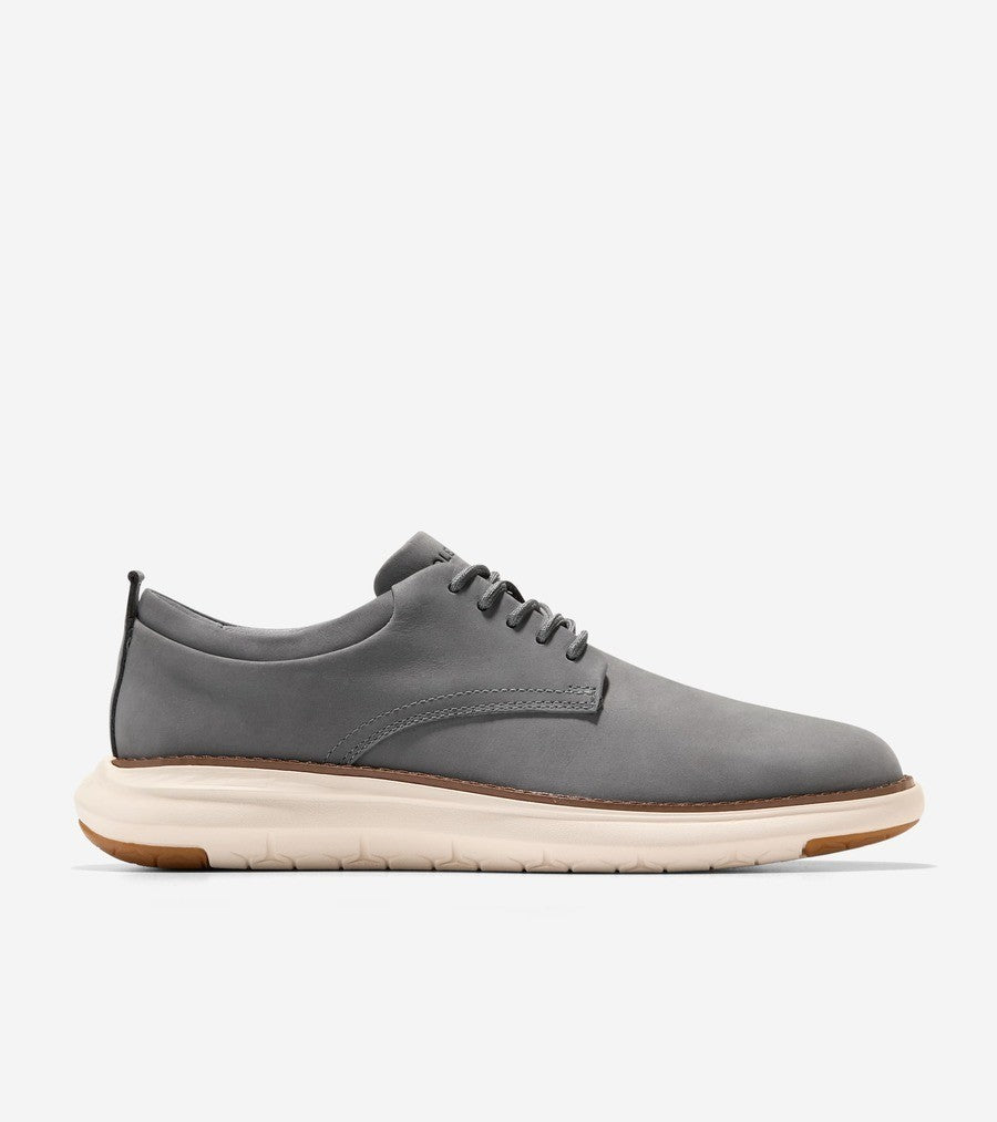 Кожаные туфли оксфорды Cole Haan Grand Remix C40424 мужские Quiet Shade, серый — фото 2