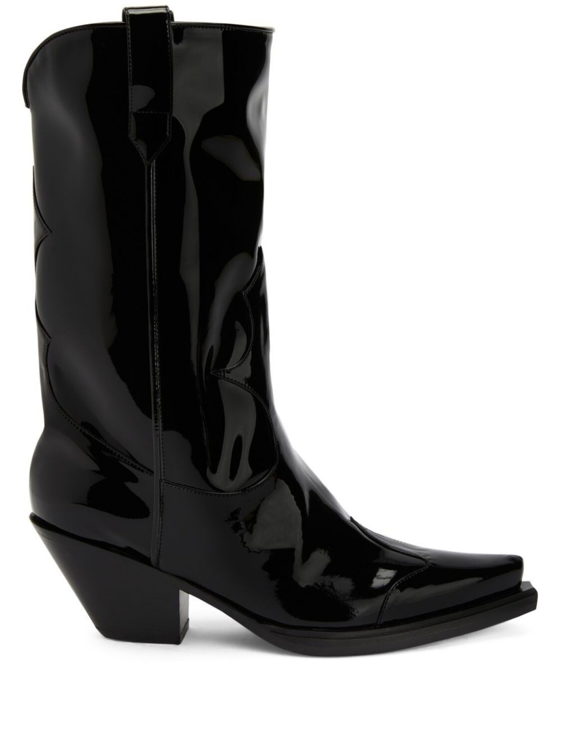 Giuseppe Zanotti ковбойские сапоги Thyra 55, черный