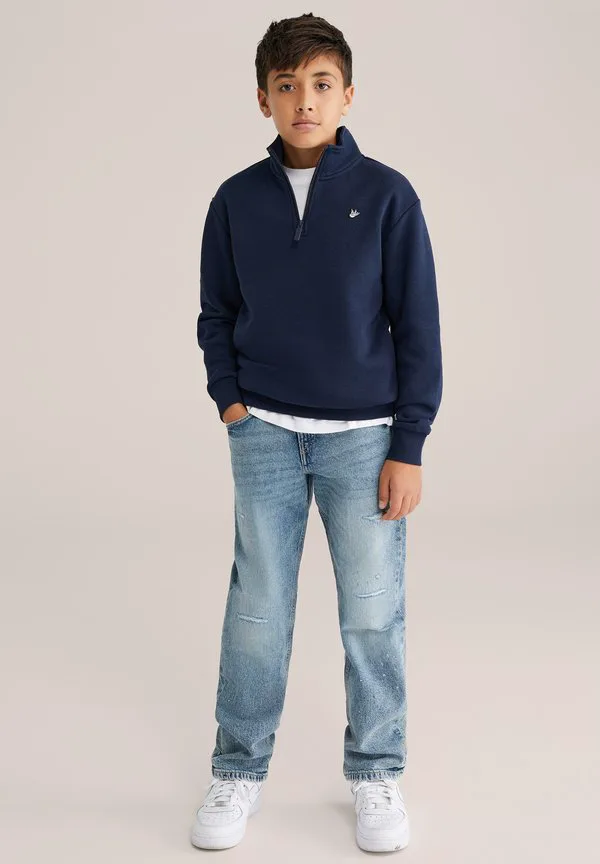 Толстовка blue ridge We Fashion, Navy Blue — фото 3
