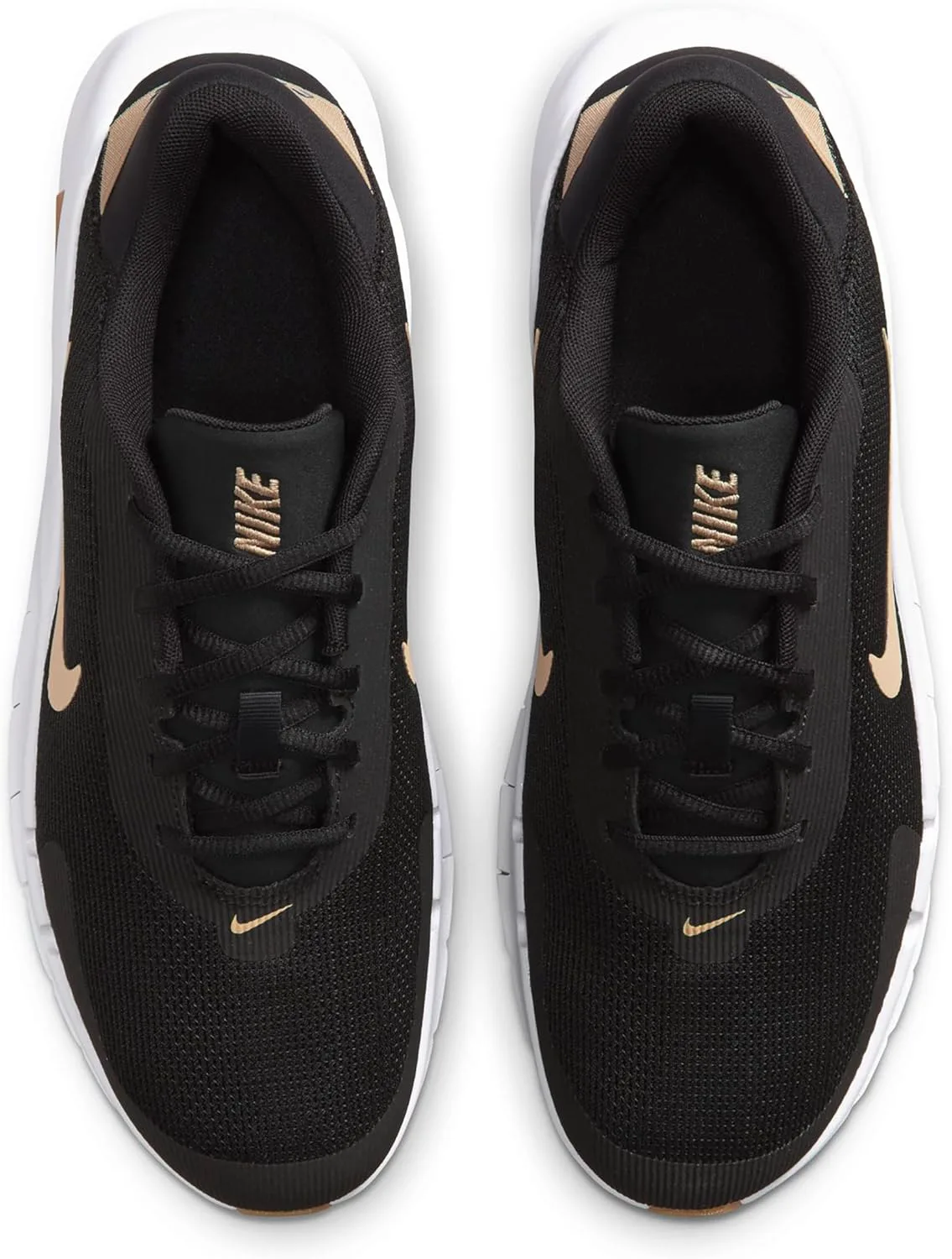 Мужские тренировочные кроссовки Nike Flex, черный/бежевый/белый — фото 3