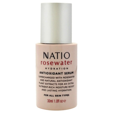 

Антиоксидантная сыворотка Rosewater, 1 унция Natio