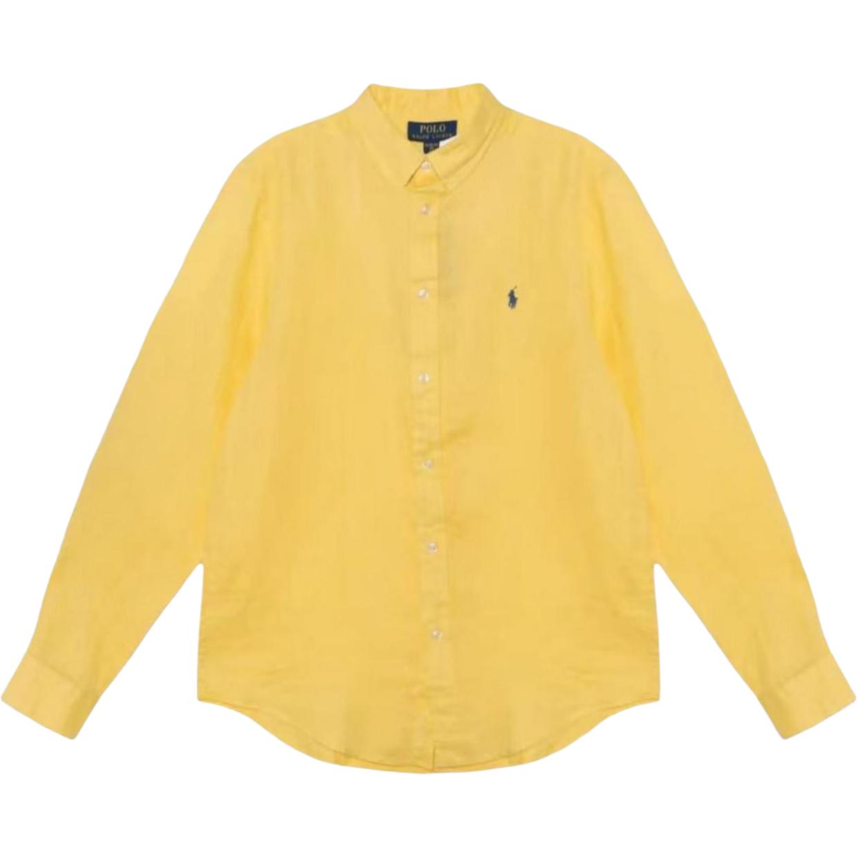 Рубашка SS25 женская Polo Ralph Lauren, желтый — фото 2
