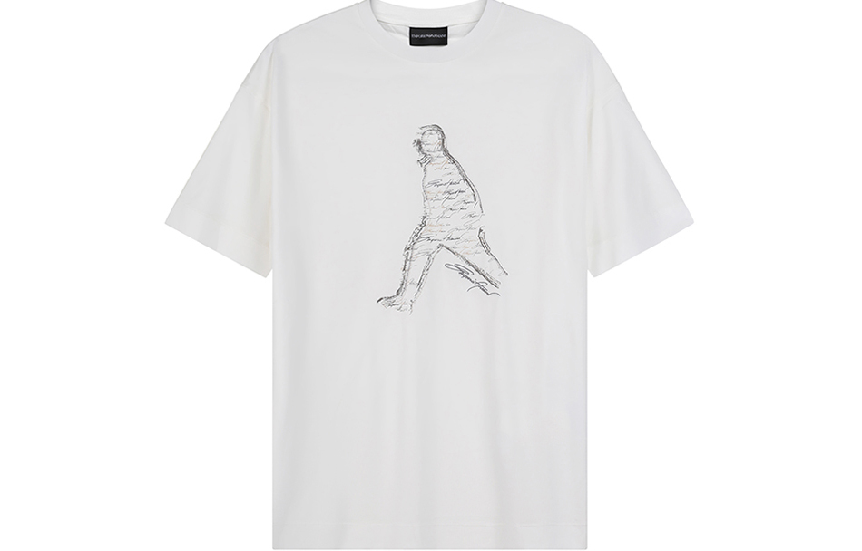 

Футболка мужская белая EMPORIO ARMANI