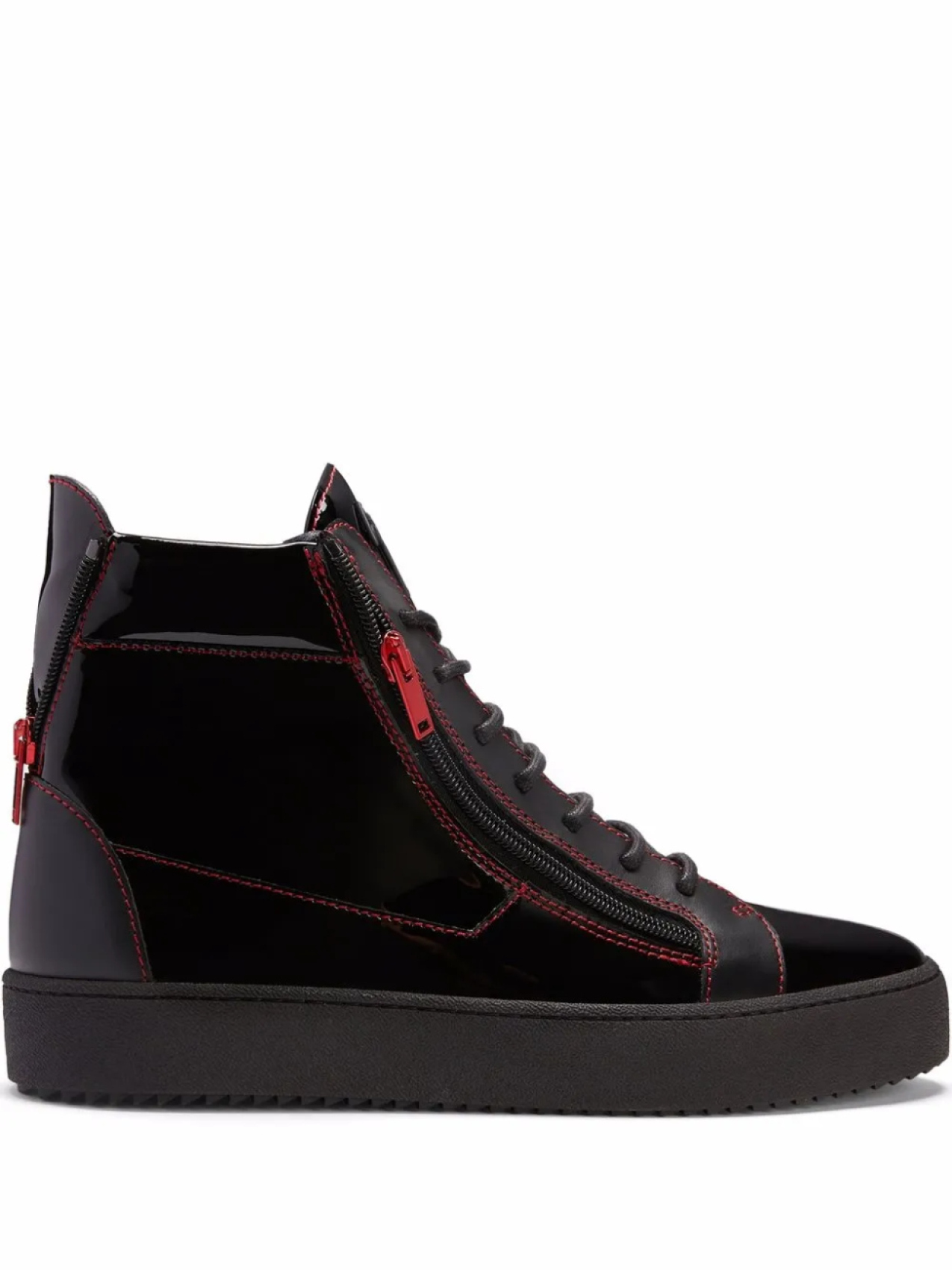 

Giuseppe Zanotti высокие кроссовки Frankie, черный