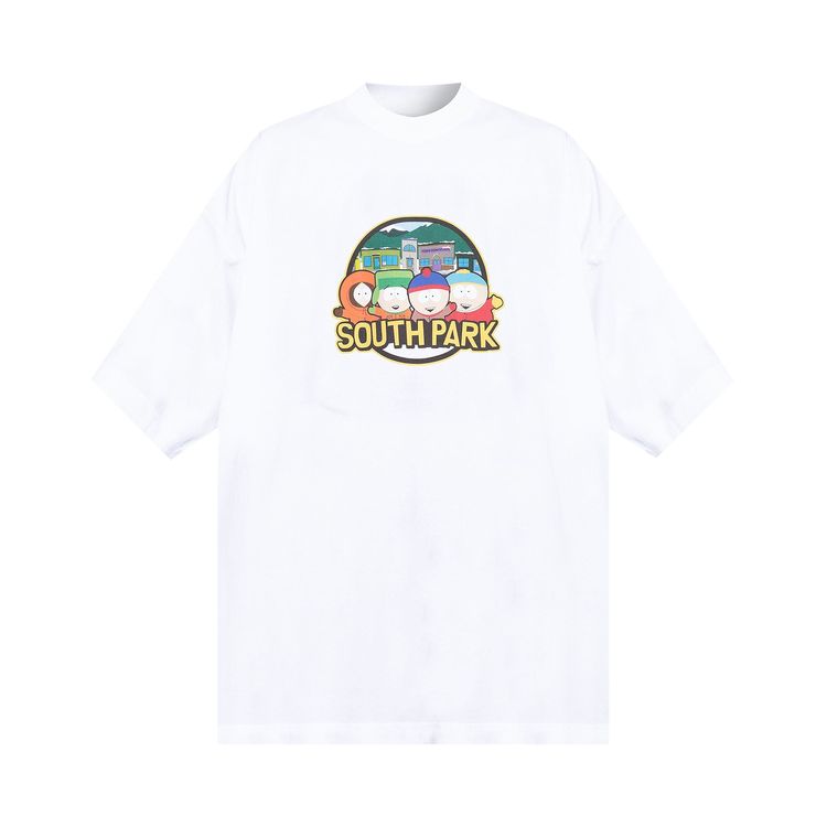 

Футболка Vetements South Park Oversized T-Shirt 'White', белый