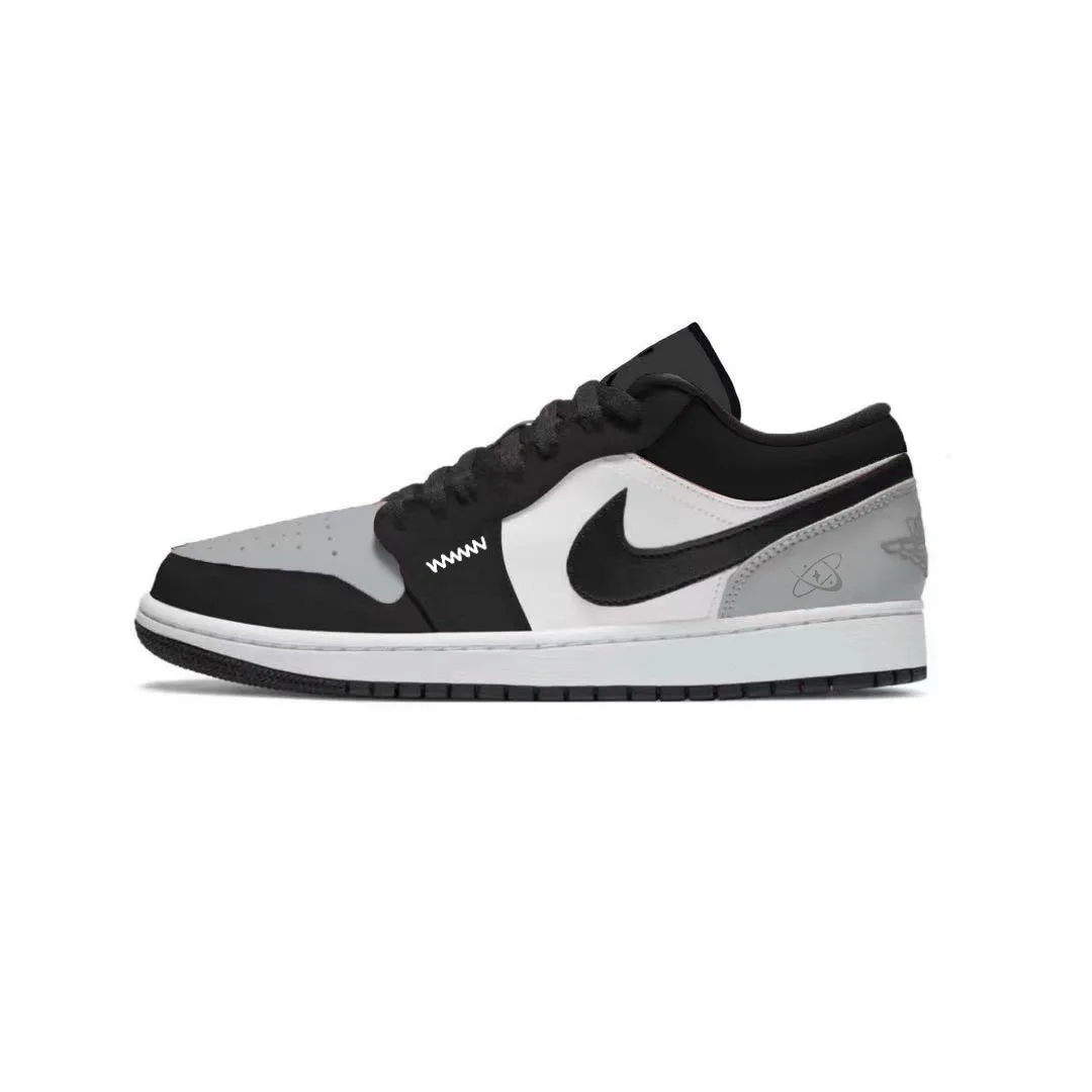 Jordan Кроссовки Air 1 Ink Dot, Shadow Gray 'Shadow' с противоскользящей подошвой, амортизацией и устойчивостью к истиранию — фото 3