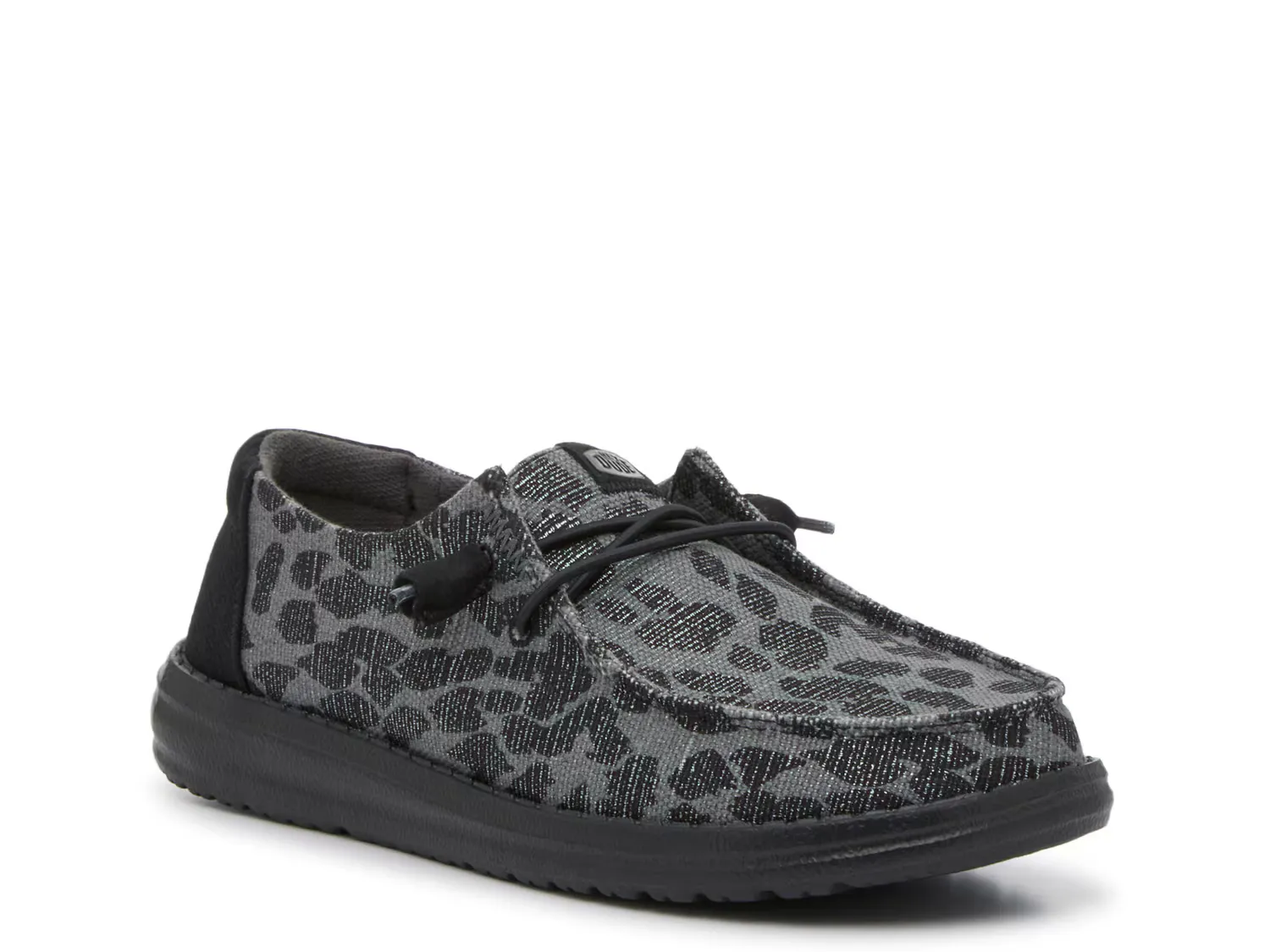 

Слипоны Wendy Leopard Sparkle Slip-On Heydude, цвет grey_blackleopardprintglitter