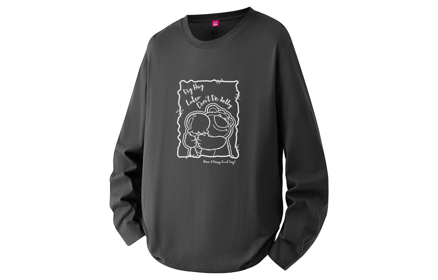 

Футболки унисекс с круглым вырезом, умеренно прямой крой Disney, темный серый