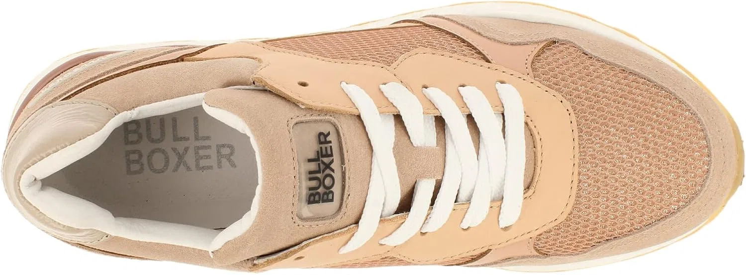 Женские кроссовки BULLBOXER из натуральной кожи, Pink — фото 4