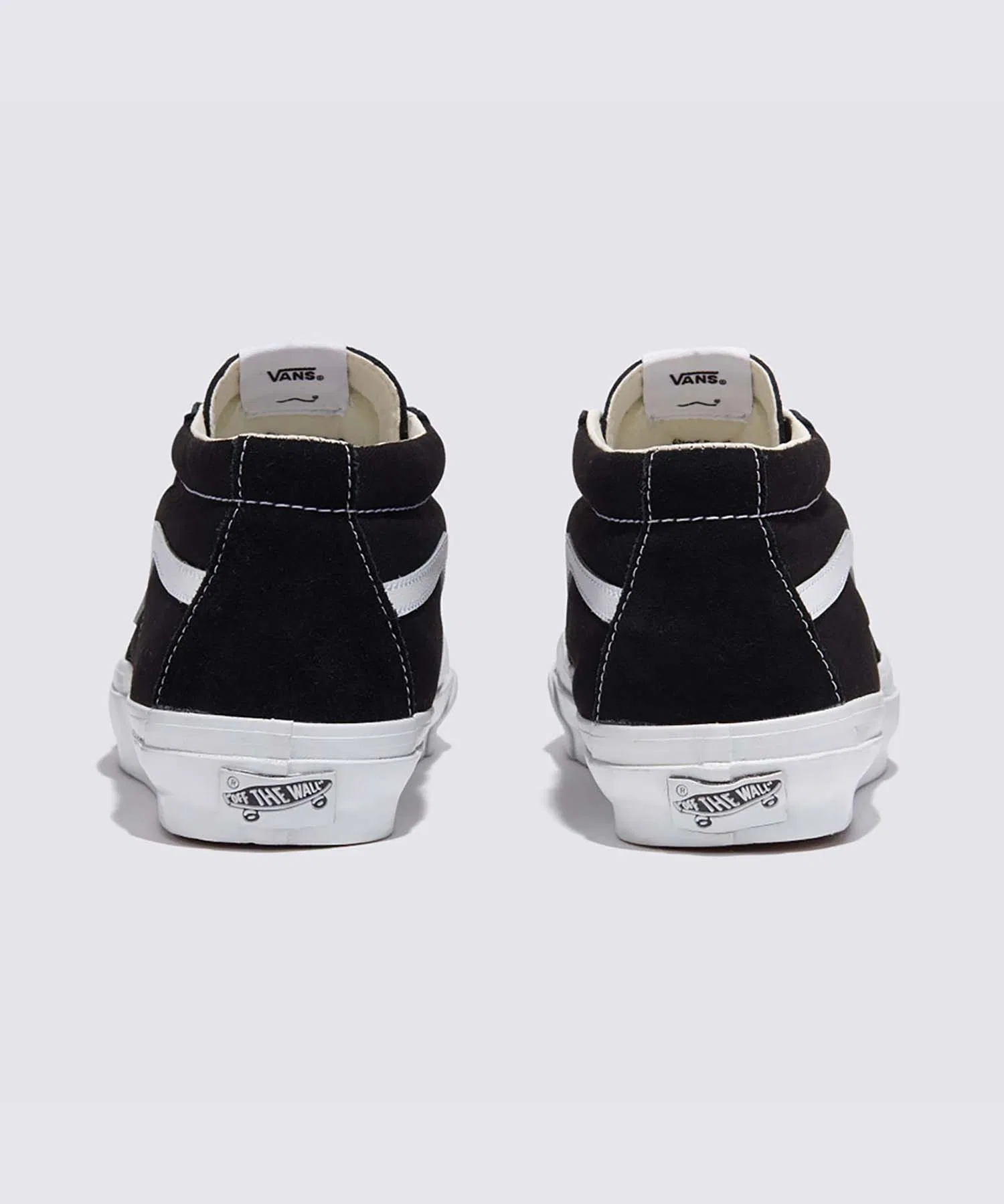 Унисекс кроссовки VANS PREMIUM SK8-MID из натуральной кожи чёрные — фото 4