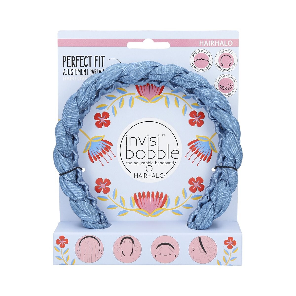 

INVISIBOBBLE, HAIRHALO, Регулируемый ободок для волос (Маргарита Бонита), 1 шт