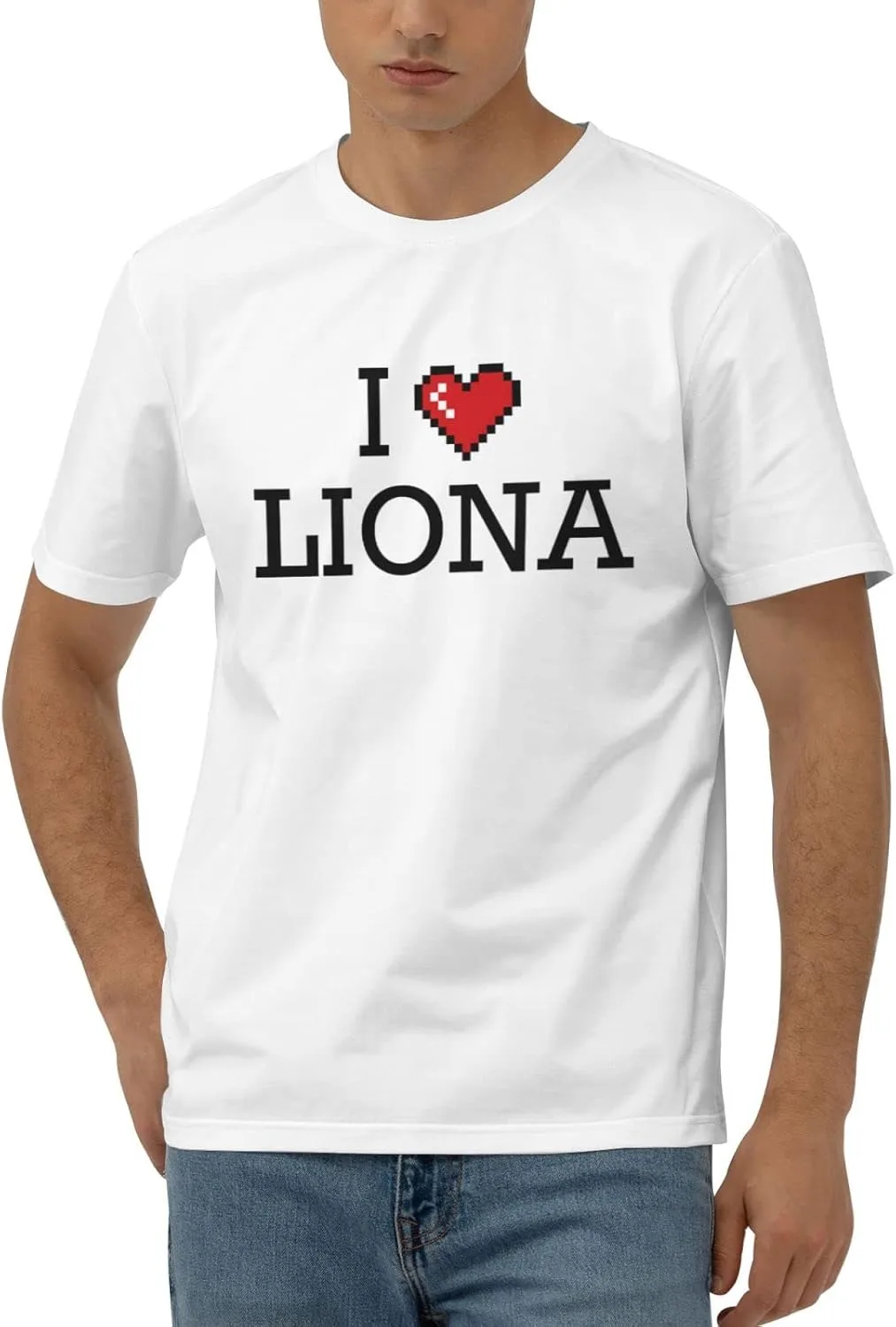

Футболка для мужчин I Love Liona gaeruite