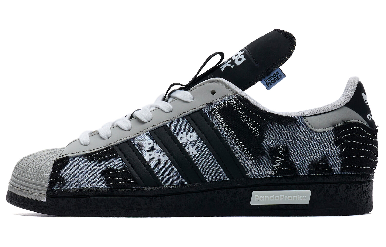 

Кроссовки Adidas Originals Superstar Skateboard Shoes Unisex Low-Top Black Gray/Blue