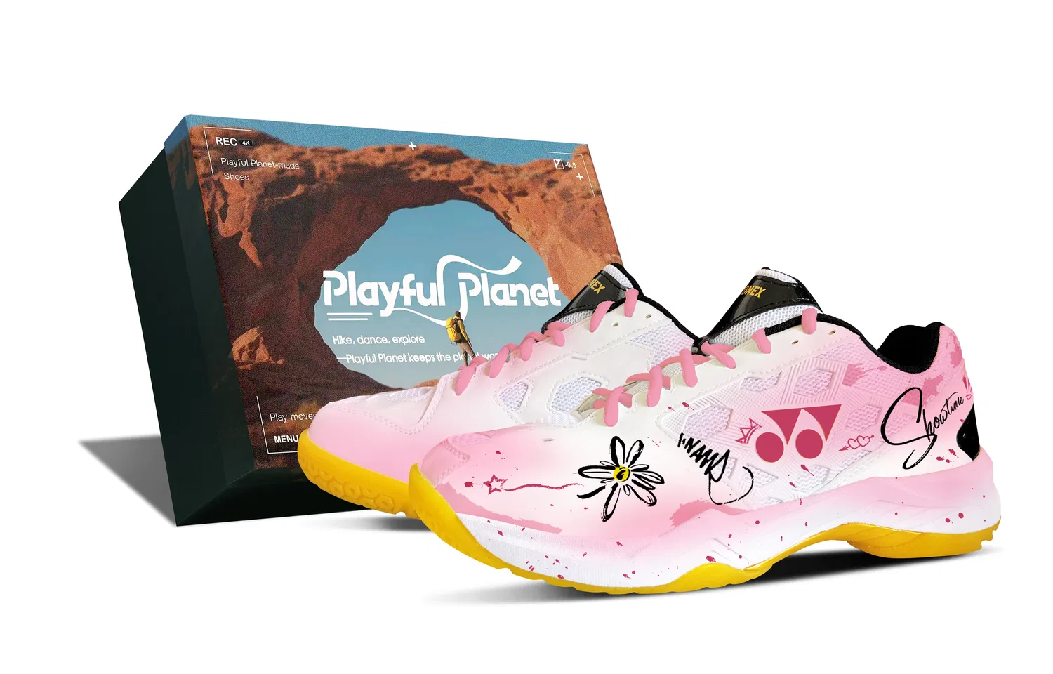 Кроссовки для бадминтона YONEX Power Cushion Pink