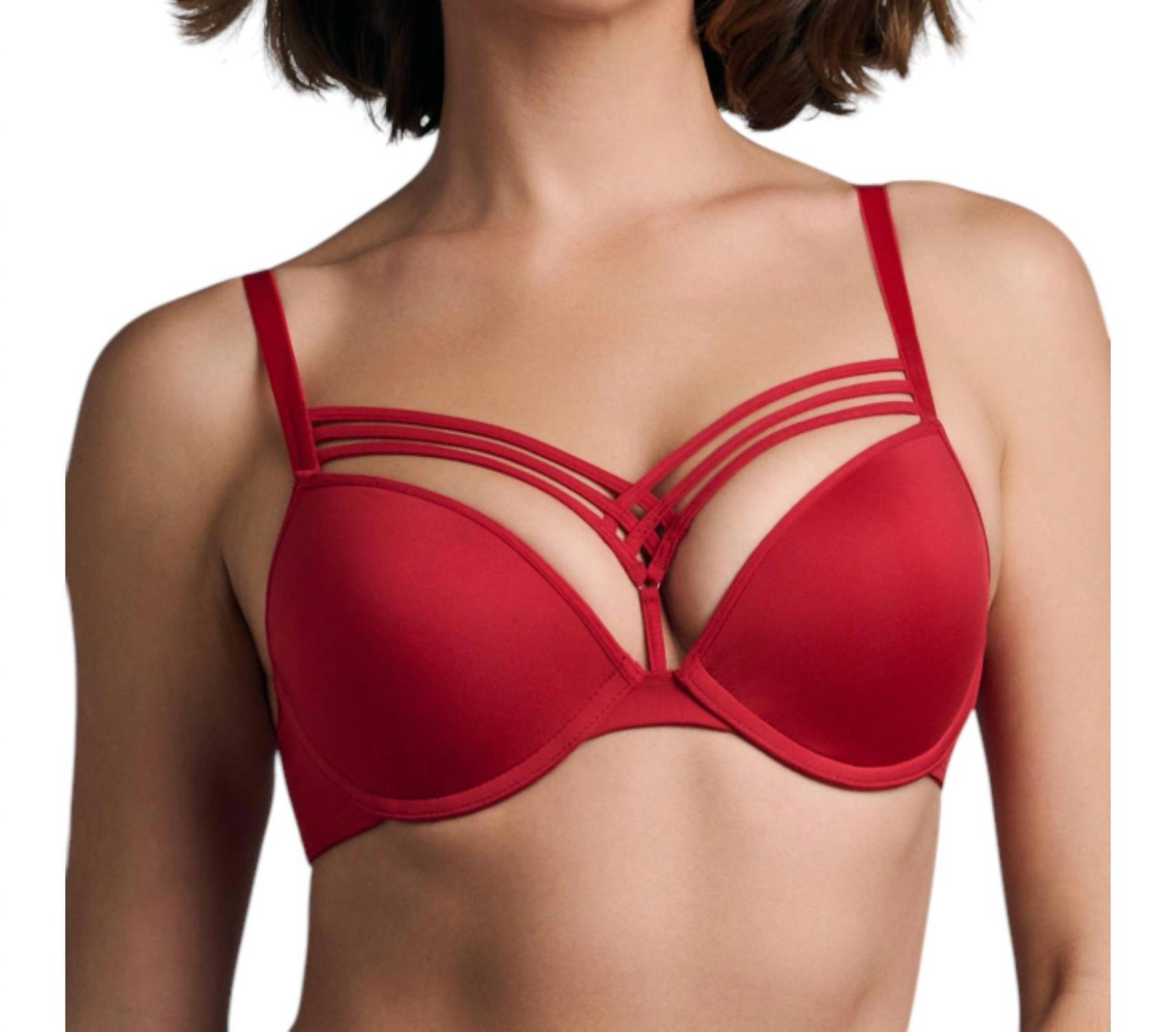 

Распродажа Dame De Paris Мягкий бюстгальтер Push Up в красном цвете marlies dekkers
