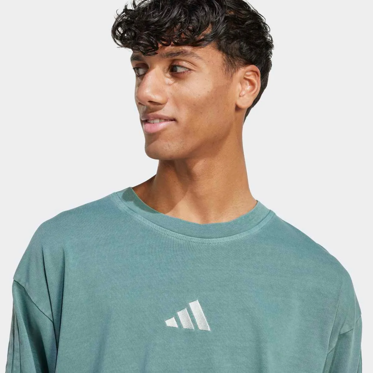 Мужская футболка ALL SZN adidas, зеленый — фото 4