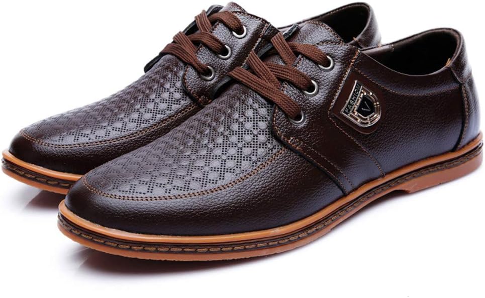 

Мужские лоферы на шнуровке с износостойкой подошвой, изысканным принтованным верхом, дышащие, удобные, из микрофибры, нежные, мягкие и легкие кожаные туфли Asifn, коричневый