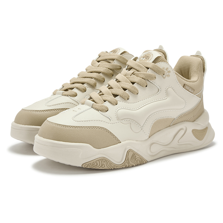 361° Кроссовки Bone Shoes 30 Thermal Abrasion Resistant Slip Resistant Low top Casual мужские Oat Milk — фото 4
