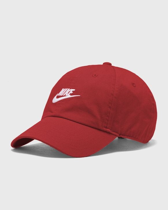 

Бейсболка Nike Club Unstructured Futura Wash Cap, цвет university red/white