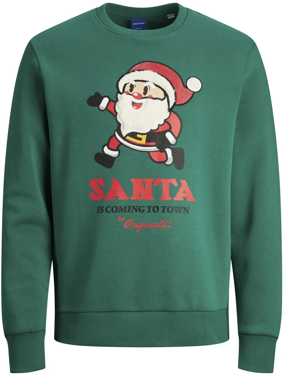 

Толстовка Jack & Jones "JORXMAS SWEAT CREW NECK XMAS", зеленый