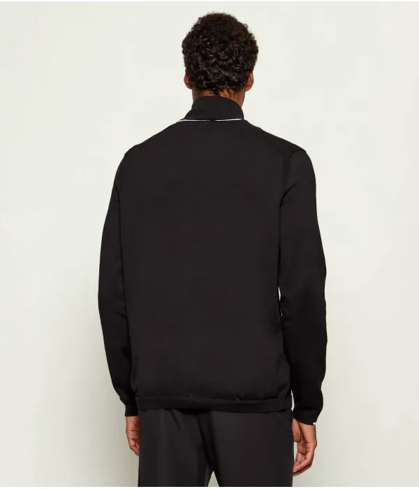Свитер K_Ever-X QZ regular fit Boss Green, черный — фото 3