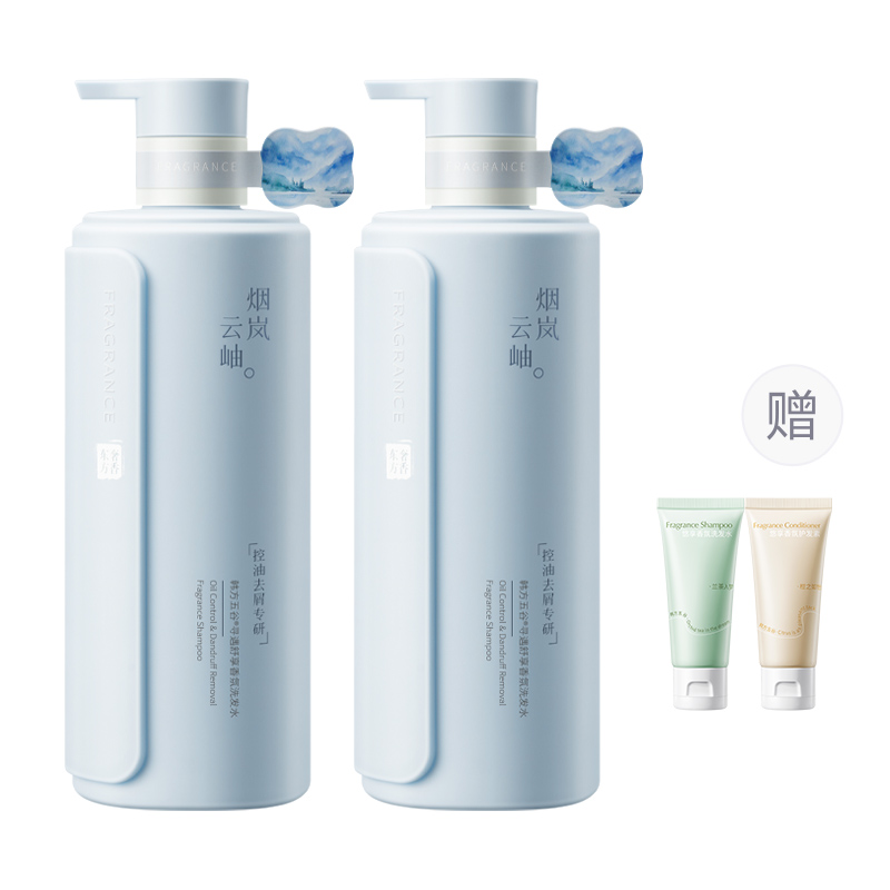 

Шампунь от перхоти глубокое очищение снятие зуда стойкий аромат 500мл/500мл*2 Korean grain