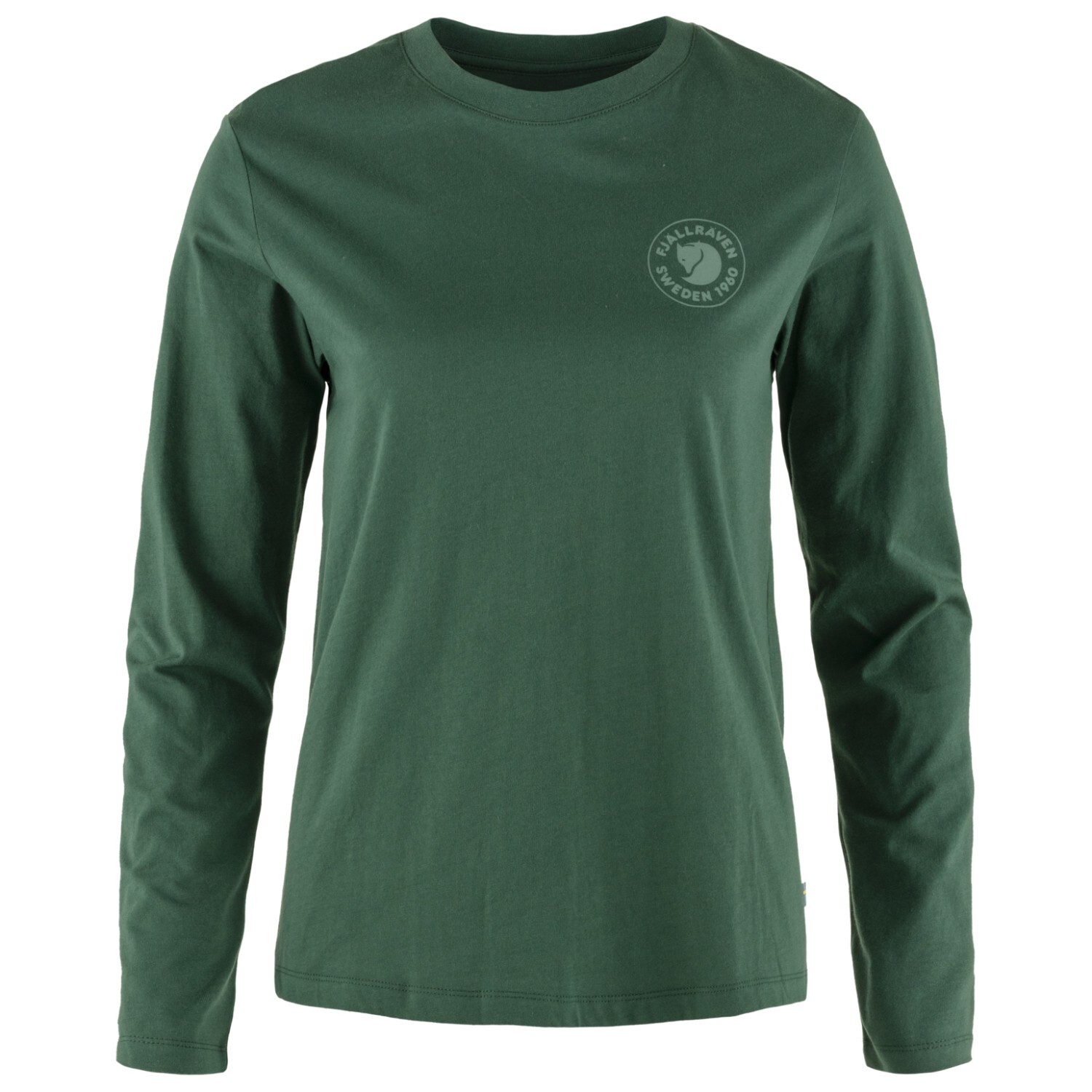

Лонгслив Fjällräven 1960 Logo T-Shirt L/S, цвет Deep Patina