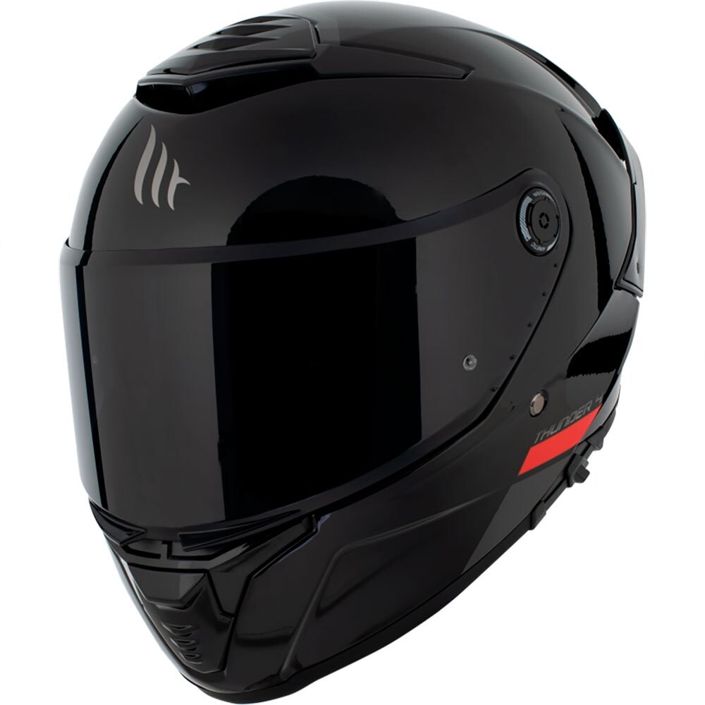 

Шлем полнолицевой MT Helmets Thunder 4 SV Solid A1, черный