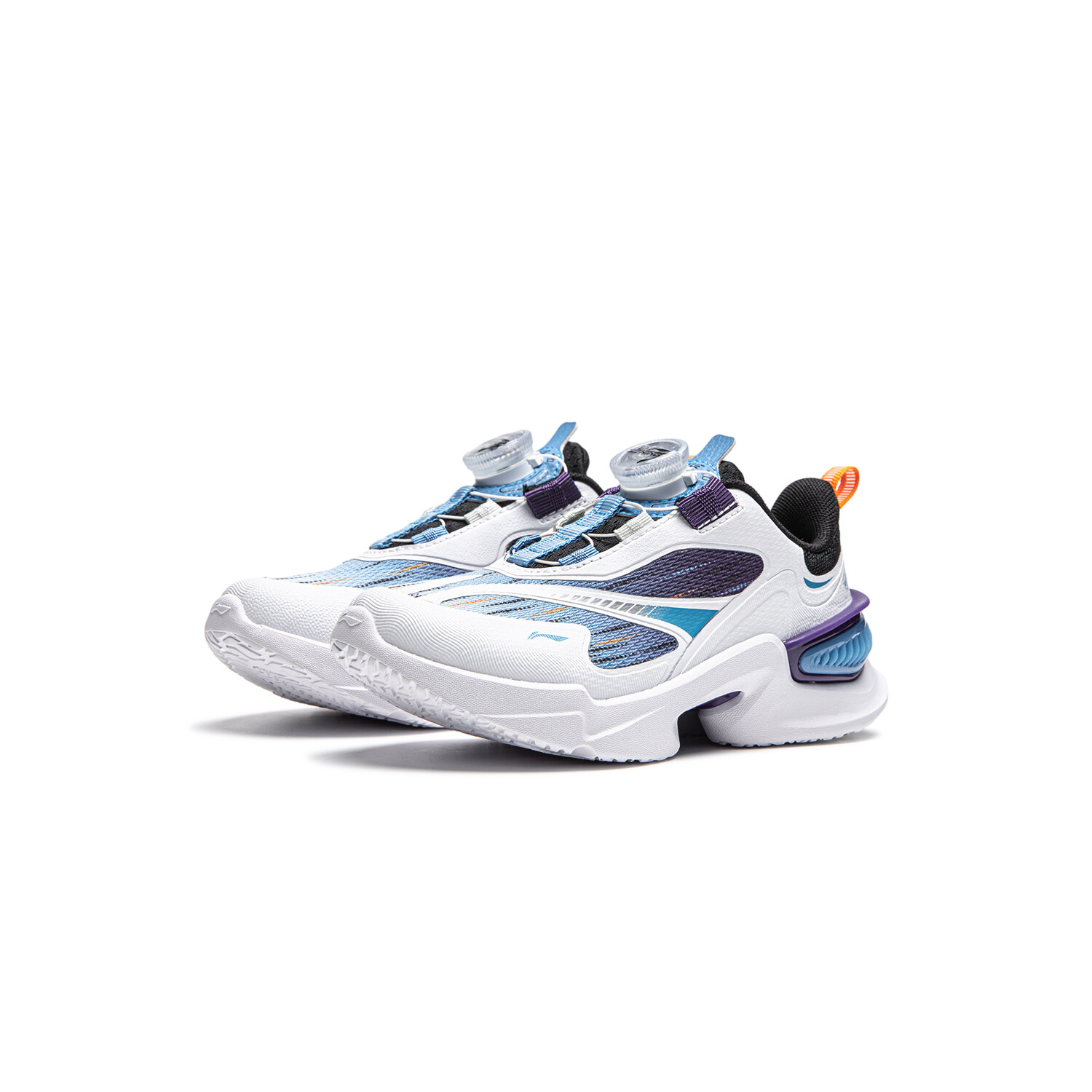 Кроссовки LINING YOUNG Kids Lifestyle Shoes Kids Low-top Standard White / Cobalt White Blue / Black, синий — фото 3