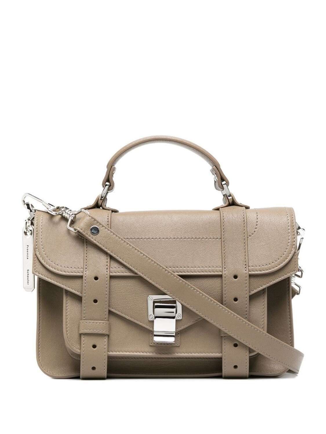 

Proenza Schouler сумка PS1 с ручкой и ремнем, нейтральный цвет