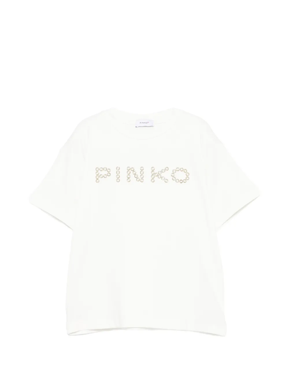 Футболка с логотипом Pinko Kids, белый