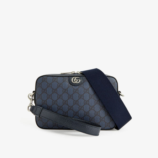 

Сумка через плечо gg supreme из холщовой ткани с покрытием Gucci, синий