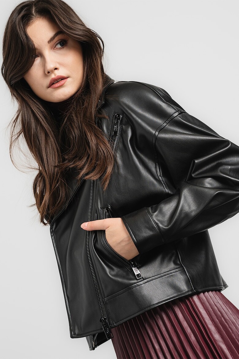 

Экокожаная куртка Dkny, черный