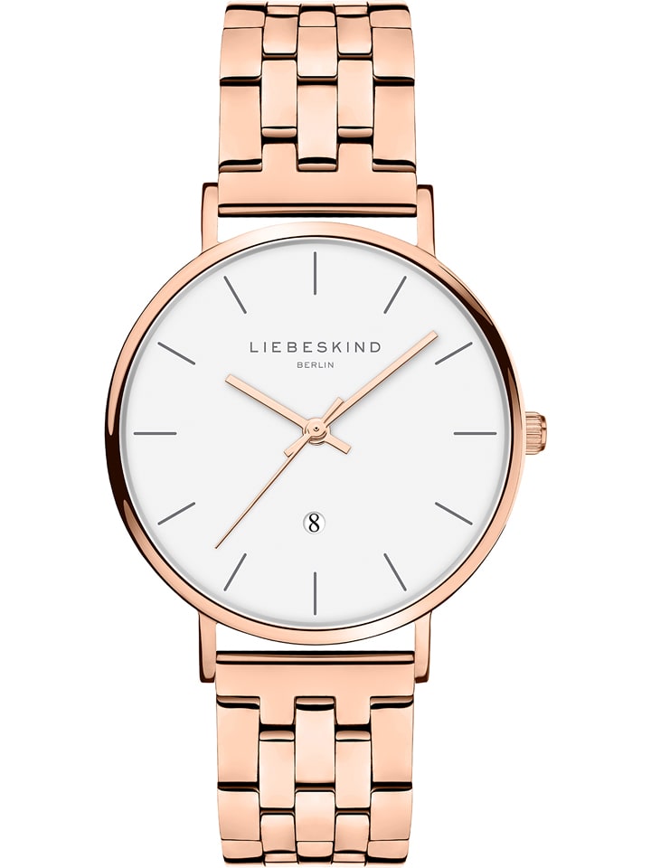 

Liebeskind Кварцевые часы в цвете розовое золото/белый