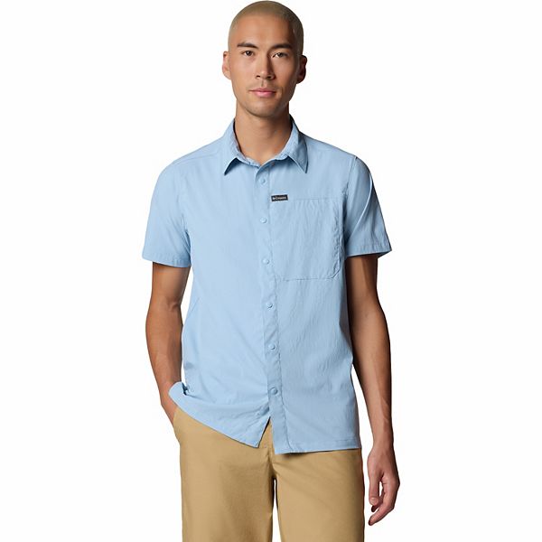 

Мужская рубашка с коротким рукавом Sage Peak Columbia, Ripple Blue
