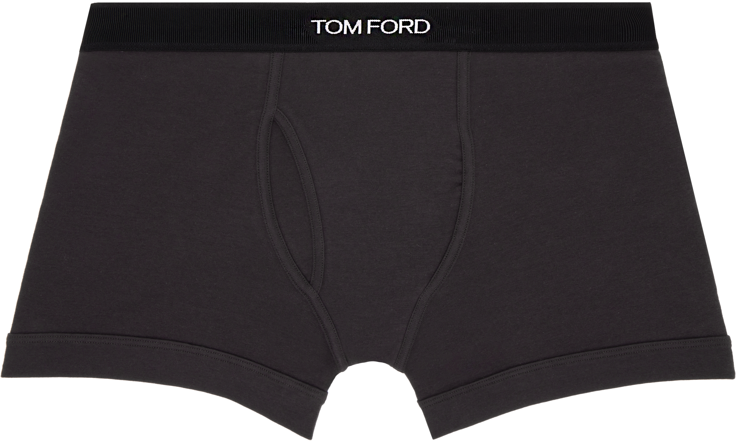 

Трусы-боксеры из серого хлопка TO FORD TOM FORD, Dark mink