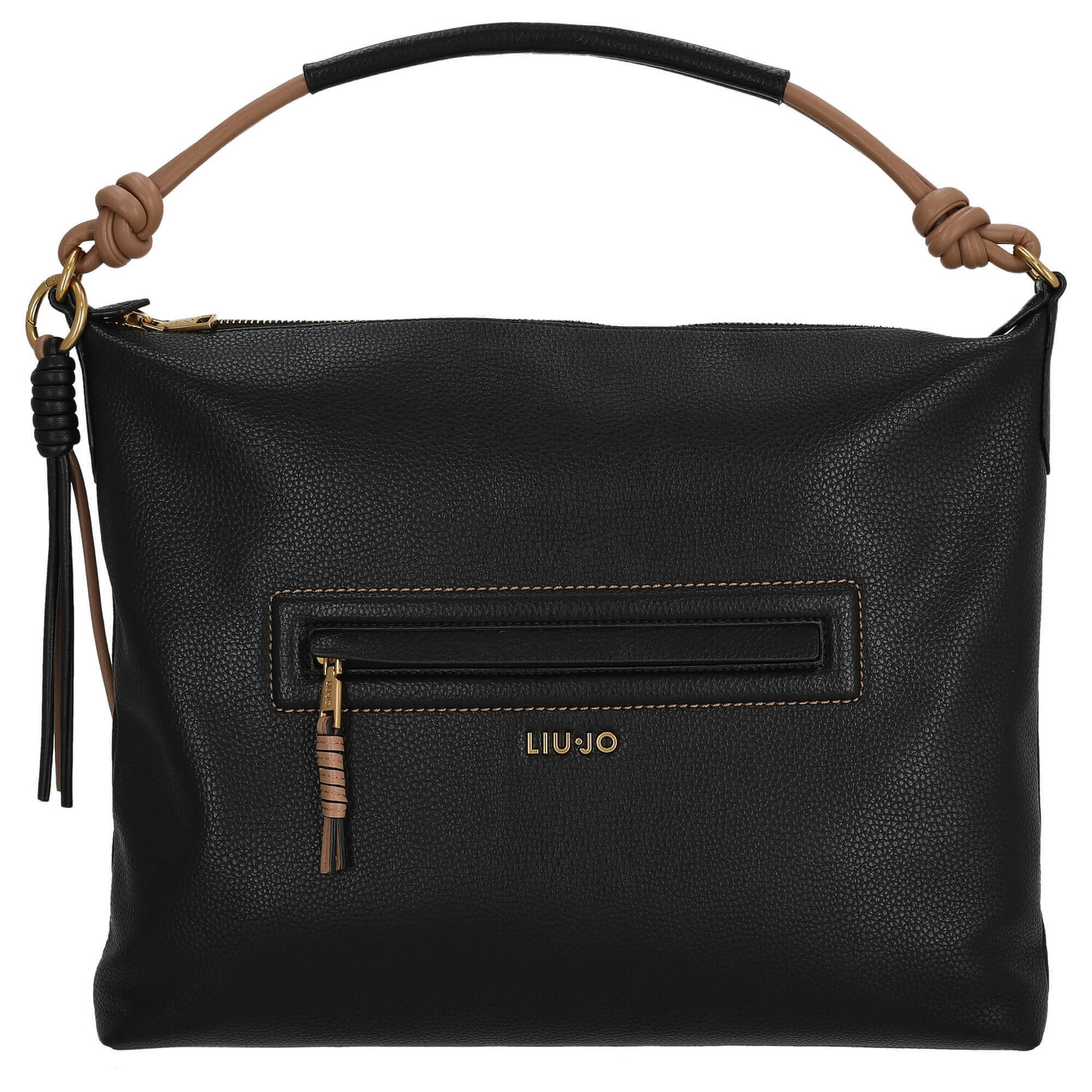 

Сумка через плечо Liu Jo Sanura Hobo Schultertasche M 38 см, черный